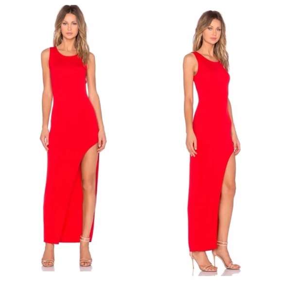 Lovers + Friends Dresses & Skirts - NWT! LOVERS + FRIENDS Side Slit Open Back Dress